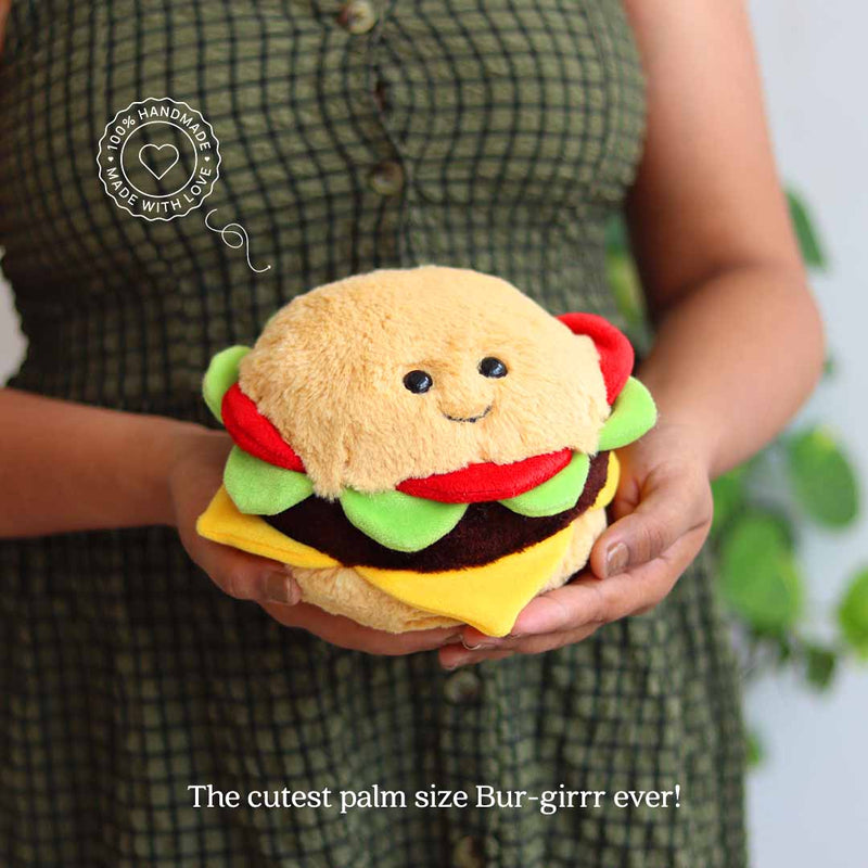 Hamburger Shaped Stuffed Toy