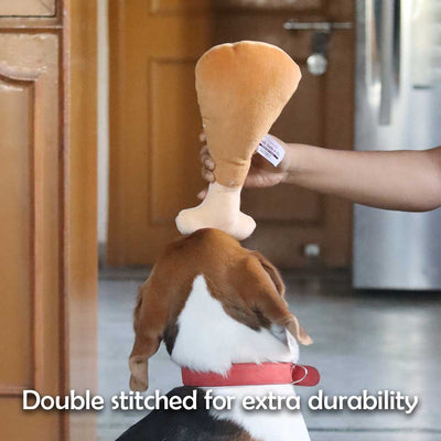 Chicken Leg plush toy for dogs