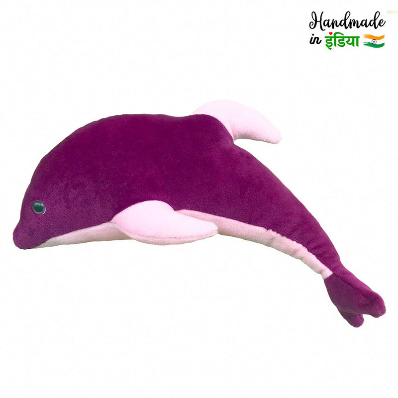 Dolphin plush toy for dogs
