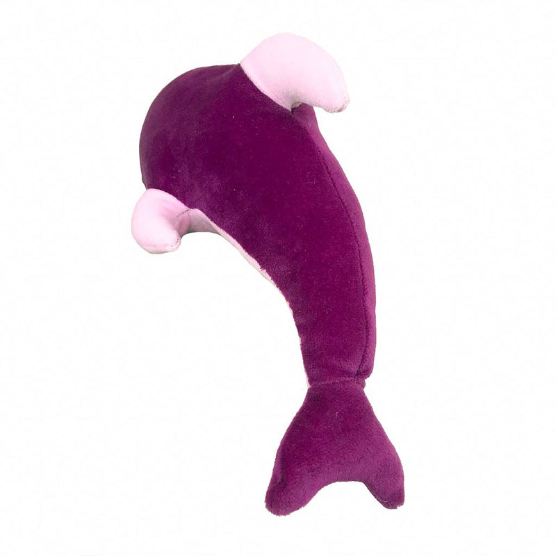 Dolphin plush toy for dogs