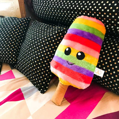 Rainbow Popsicle/Ice Cream Soft Toy